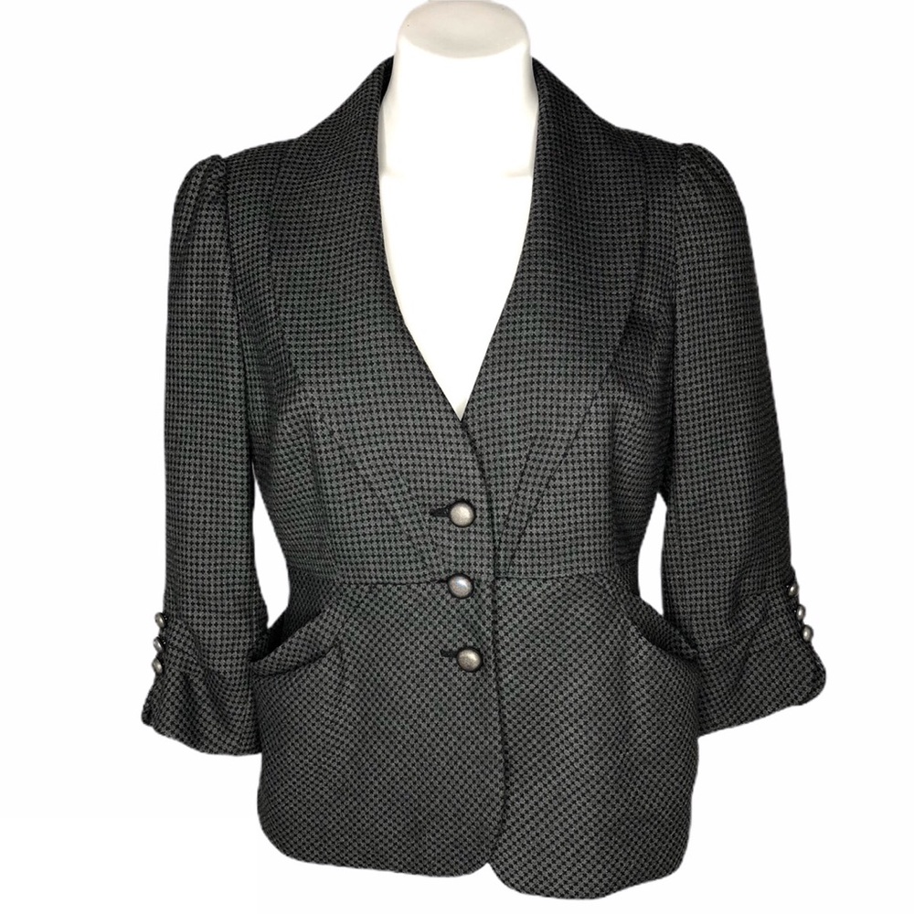 Classiques Entier Gray/Black Blazer 3/4 Sleeves